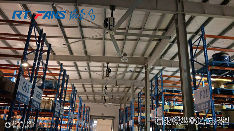 大型工業(yè)風(fēng)扇  瑞泰風(fēng)工業(yè)風(fēng)扇  工業(yè)節(jié)能風(fēng)扇  廠(chǎng)房降溫   車(chē)間降溫