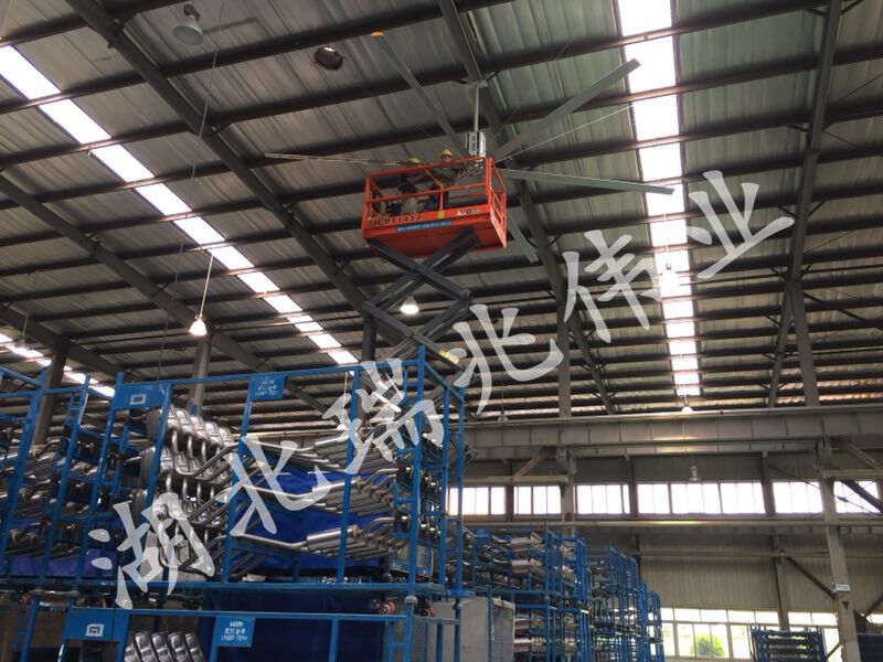 高溫來襲！瑞兆工業(yè)節(jié)能風扇，開辟廠房通風降溫新天地!