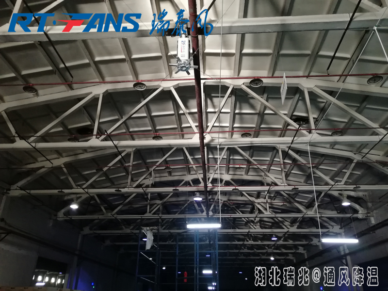 車間降溫使用瑞泰風(fēng)工業(yè)大風(fēng)扇涼爽舒適！
